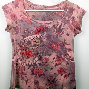 Rock n Roll ladies top